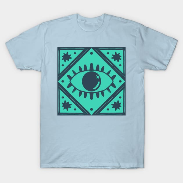 All Seeing Eye | Tiffany Version T-Shirt by ghostieking